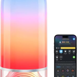 Touch Table Lamp, Night Light Kids LED RGBICWW Works with Matter and Alexa, Music Sync, 70 Scene Modes, Timer, 2700-6500K Night Lamp for Bedroom, Kids, Living Room Decor(Corded Electric) [Energy Class G]
